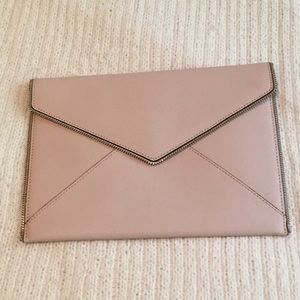 Blush pink Rebecca Minkoff clutch